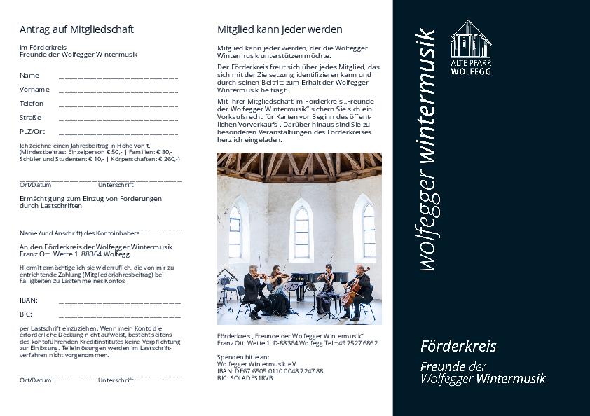   Förderkreis Wolfegger Wintermusik 
